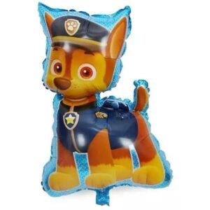 Balon din folie figurina Chase Patrula Catelusilor, It's Party Time, 74 cm x 44 cm