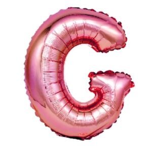 Balon Litera G , Rosegold , 40cm
