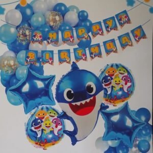 Kit arcada baloane, Baby Shark, It's Party Time