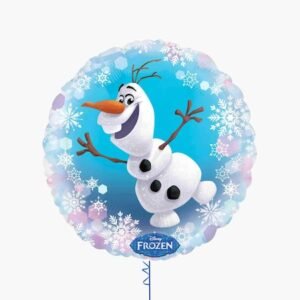 Balon Folie Olaf, rotund, It's Party Time, 45 cm
